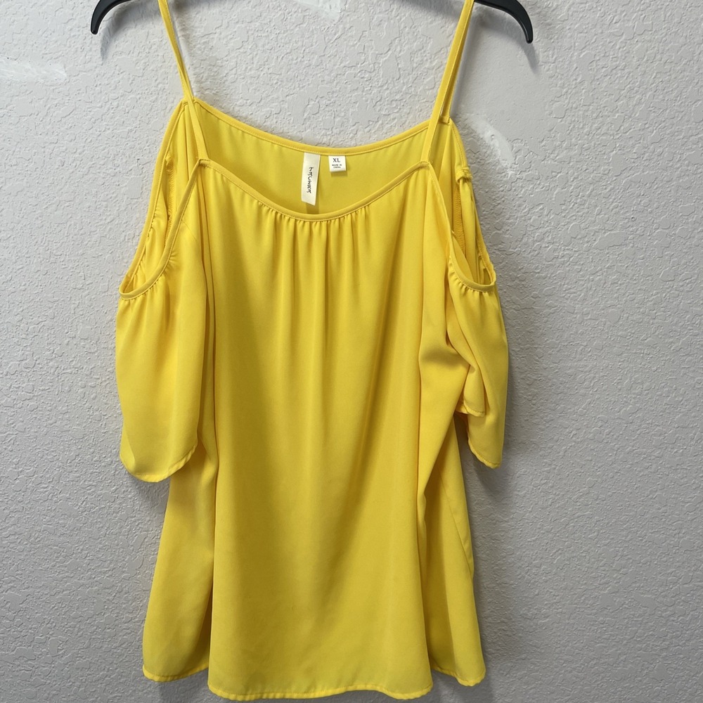 Tacera Women's Sleeveless Spaghetti Strap Blouse Size XL
